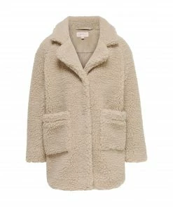 Kids Only Newaurelia Sherpa Mädchenjacke Beige