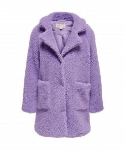 Kids Only Newaurelia Sherpa Mädchenjacke Violett