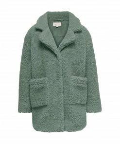 Kids Only Newaurelia Sherpa Mädchenjacke Grün