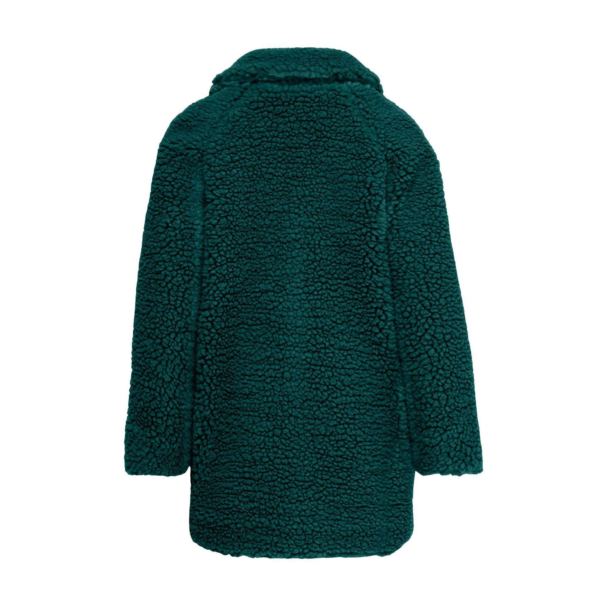 Kids Only Newaurelia Sherpa Mädchenjacke Dunkelgrün 4 Kids Only Newaurelia Sherpa Mädchenjacke Dunkelgrün – Bild 2