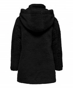 Kids Only Sascha Sherpa Kapuzenjacke Mädchen Schwarz -Didriksons-shop Kids Only Sascha Sherpa Hooded Jas Meisjes 2 2208091019