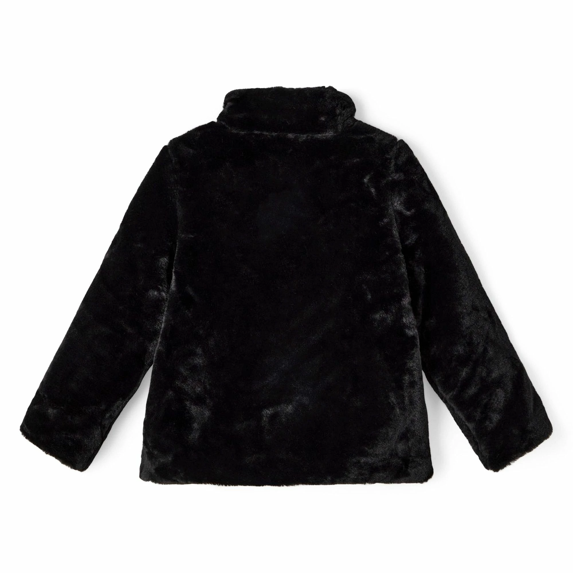 Name It Faux Fur Jacke Mädchen Schwarz 4 Name It Faux Fur Jacke Mädchen Schwarz – Bild 2