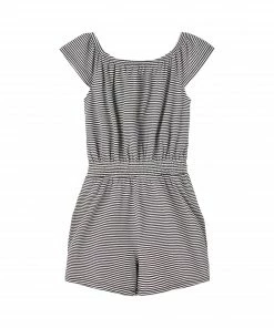 Name It Jasphine Playsuit Kinder Marine - Weiß