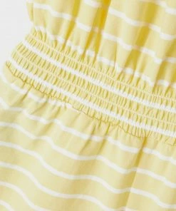 Name It Josephine Playsuit Kinder Gelb - Weiß -Didriksons-shop Name It Josephine Playsuit Junior 3 4