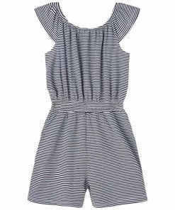 Name It Josephine Playsuit Kinder Weiß - Schwarz