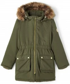 Name It Mabe Winterjacke Mädchen Army Grün