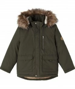 Name It Mace Parka Winterjacke Jungen Grün