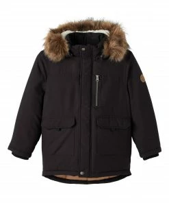 Name It Mace Parka Winterjacke Jungen Schwarz
