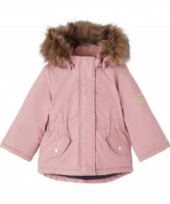 Name It Mace Parka Winterjacke Mädchen Rosa