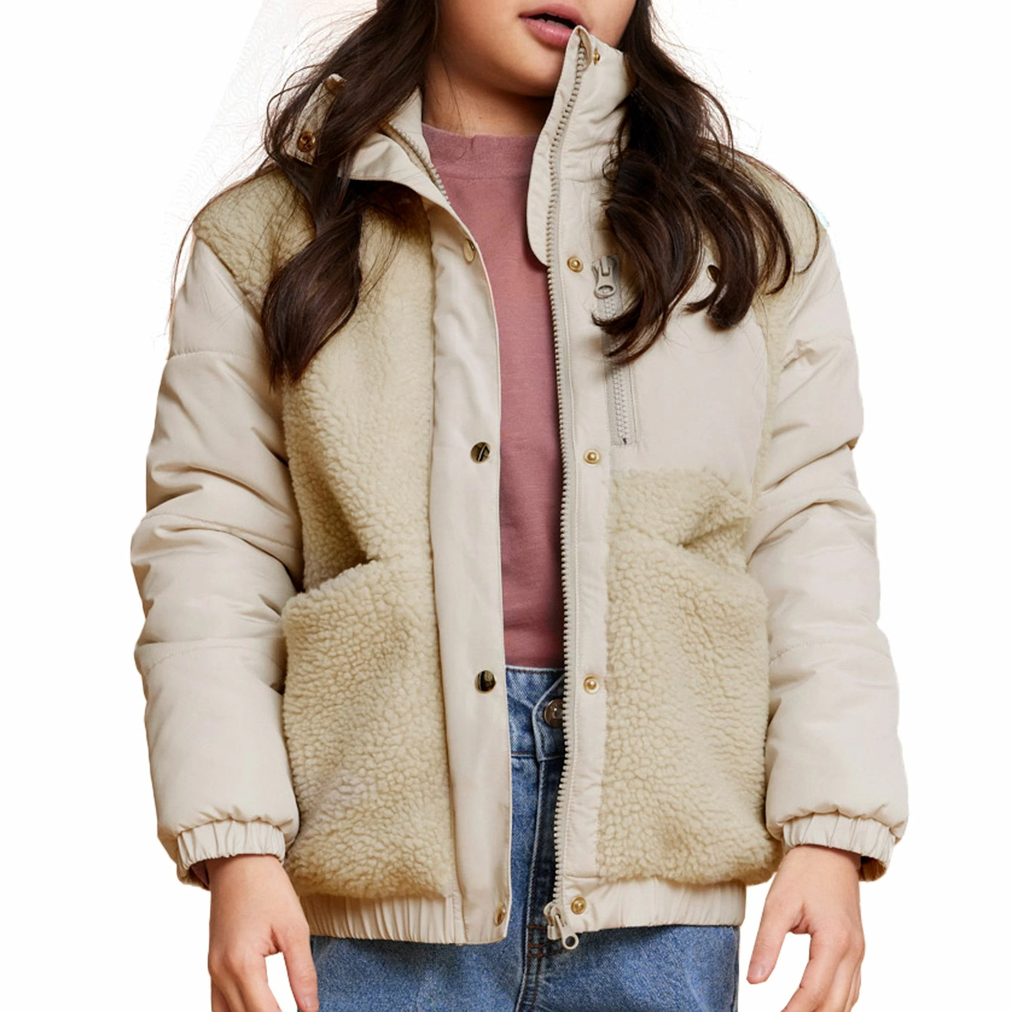 Name It Malka Teddyjacke Mädchen Crème 3 Name It Malka Teddyjacke Mädchen Crème