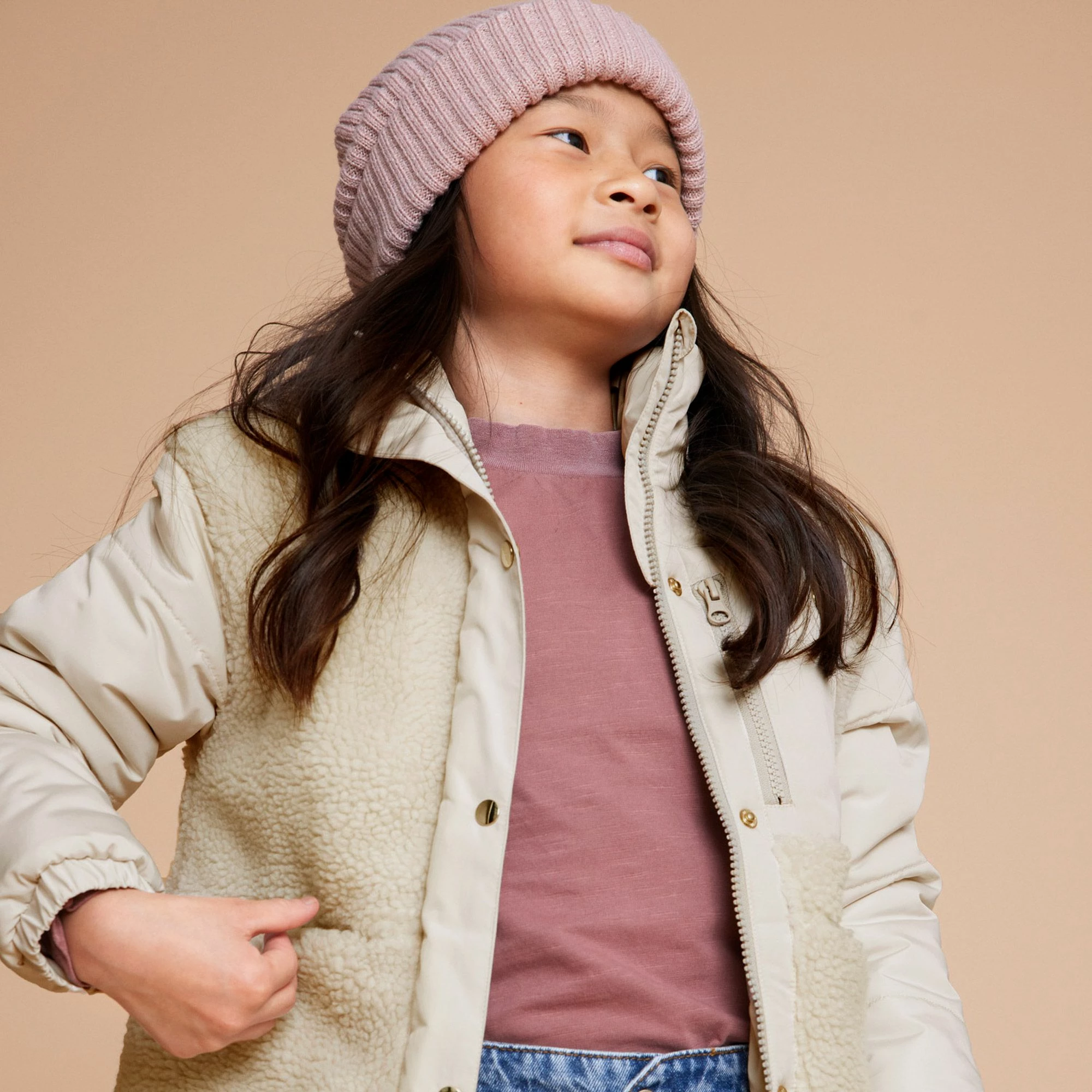 Name It Malka Teddyjacke Mädchen Crème 4 Name It Malka Teddyjacke Mädchen Crème – Bild 2