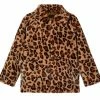 Name It Mamy Faux Fur Leo Jacke Mädchen Braun - Dunkelbraun -Didriksons-shop Name It Mamy Faux Fur Leo Jas Meisjes 10