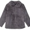 Name It Mamy Faux Fur Leo Jacke Mädchen Grau -Didriksons-shop Name It Mamy Faux Fur Leo Jas Meisjes 12