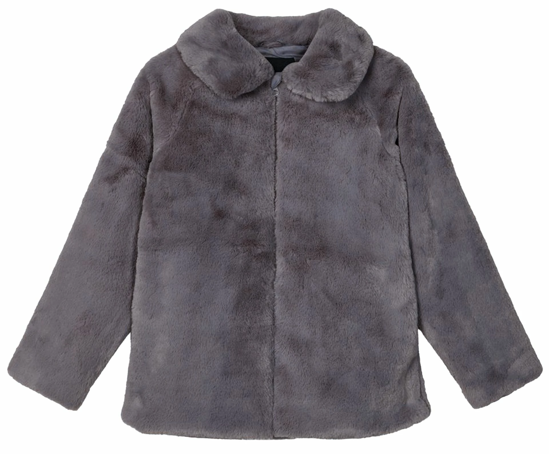 Name It Mamy Faux Fur Leo Jacke Mädchen Grau 3 Name It Mamy Faux Fur Leo Jacke Mädchen Grau