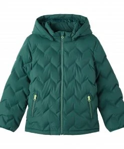 Name It Marl Puffer Jacke Jungen Grün
