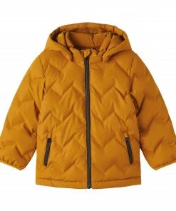 Name It Marl Puffer Jacke Jungen Braun/orange
