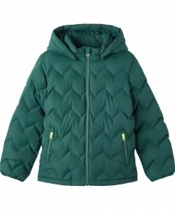 Name It Marl Steppjacke Jungens Grün