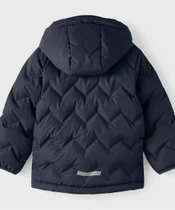 Name It Marl Puffer Jacke Jungen Dunkelblau -Didriksons-shop Name It Marl Puffer Jas Jongens 3 2209091050 1