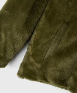 Name It Marry Faux Fur Jacke Kinder Olivgrün -Didriksons-shop Name It Marry Faux Fur Jas Junior 3 2207291219