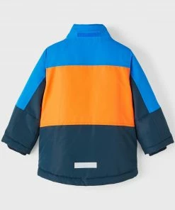 Name It Max Block Sportjacke Kinder Blau - Orange - Weiß -Didriksons-shop Name It Max Block Sport Jas Junior 3 2208251230