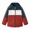 Name It Max Jacke Kinder Dunkelblau - Weiß - Dunkelrot