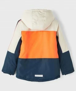 Name It Max Jacke Kinder Crème - Orange - Blau -Didriksons-shop Name It Max Jas Junior 3 2209230919