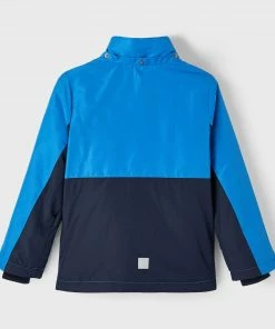 Name It Mikael Jacke Jungen Blau - Schwarz - Limegrün -Didriksons-shop Name It Mikael Jas Jongens 3 2209141640