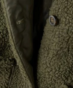 Name It Mishy Teddy Jacke Mädchen Dunkelgrün -Didriksons-shop Name It Mishy Teddy Jas Meisjes 3 2108241702