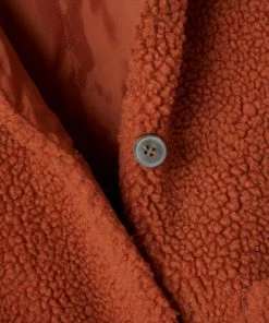 Name It Mishy Teddy Jacke Mädchen Rot/braun -Didriksons-shop Name It Mishy Teddy Jas Meisjes 3 2108241744