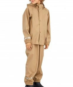 Name It Regenanzug Kinder Hellbraun