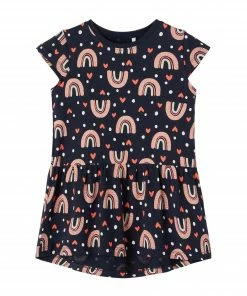 Name It Vigga Kleider Mädchen Marine - Rosa - Rot - Weiß