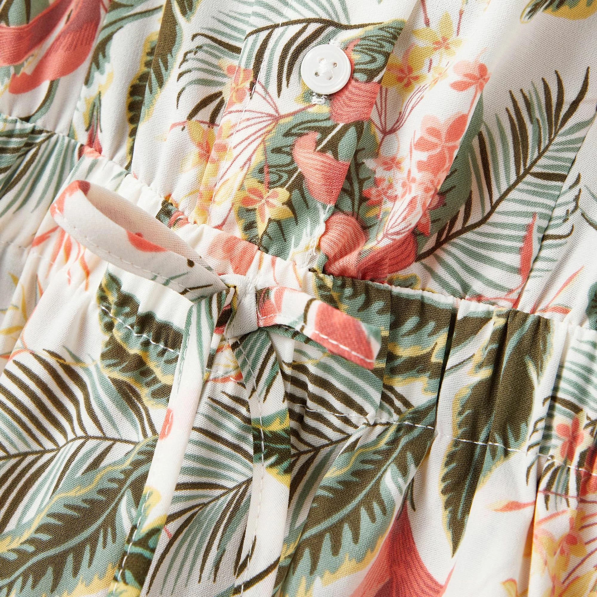 Name It Vinaya Jumpsuit Kinder Weiß - Rosa - Grün 5 Name It Vinaya Jumpsuit Kinder Weiß - Rosa - Grün – Bild 3