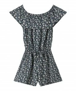 Name It Vinaya Playsuit Kinder Donker Blauw - Roze - Wit - Groen