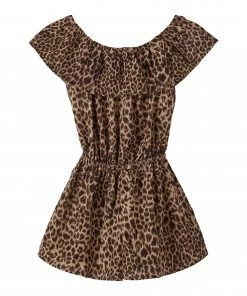 Name It Vinaya Playsuit Kinder Bruin - Zwart