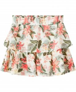 Name It Vinaya Skirt Mädchen Weiß - Rosa - Grün