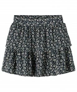 Name It Vinaya Skirt Mädchen Marine - Weiß