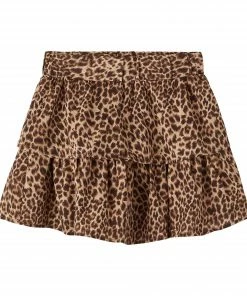 Name It Vinaya Skirt Mädchen Braun - Schwarz