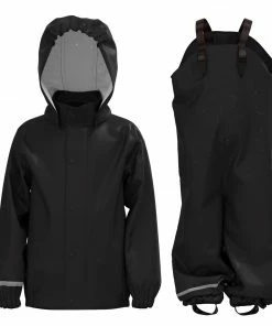 Name It Regenanzug Kinder Schwarz