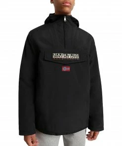 Napapijri Rainforest Winter Anorak Kinder Schwarz