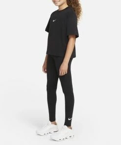 Nike Sportswear Favorites Mädchenlegging Schwarz - Weiß -Didriksons-shop Nike Sportswear Favorites Tight Meisjes 4 2111100929 1