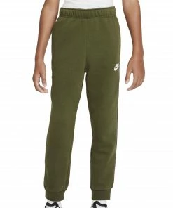 Nike Sportswear Repeat Fleece Jogginghose Kinder Olivgrün