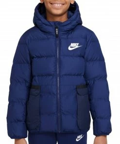 Nike Sportswear Therma-FIT Steppjacke Kinder Dunkelblau