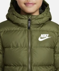 Nike Sportswear Therma-FIT Steppjacke Kinder Grün - Dunkelgrün -Didriksons-shop Nike Sportswear Therma FIT Gewatteerde Jas Junior 4 2111100928