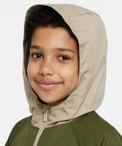 Nike Windrunner Jacke Kinder Grün - Beige - Schwarz -Didriksons-shop Nike Windrunner Jack Junior 3 2208120849