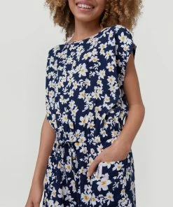 O'Neill Print Playsuit Kinder Marine - Weiß - Gelb -Didriksons-shop O Neill Print Playsuit Junior 3 2