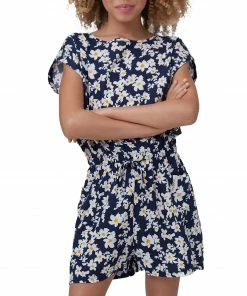 O'Neill Print Playsuit Kinder Marine - Weiß - Gelb