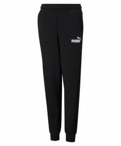 Puma Essential Jogginghose Kinder Schwarz - Weiß