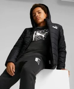 Puma Essentials Jacke Kinder Schwarz -Didriksons-shop Puma Essentials Jas Junior 3 2209071133