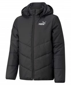 Puma Essentials Winterjacke Kinder Schwarz