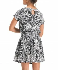 Vingino Persis Kinderkleid Schwarz - Weiß -Didriksons-shop Vingino Persis Jurk Junior 4 1